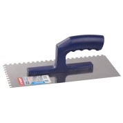 Штукатурная гладилка ЗУБР Профессионал 0804-06, 130 х 280 мм, зуб 6 х 6 мм