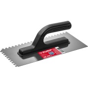 Штукатурная гладилка ЗУБР 08042-06, 130 х 270 мм, зуб 6 х 6 мм