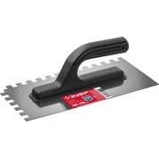 Штукатурная гладилка ЗУБР 08042-10, 130 х 270 мм, зуб 10 х 10 мм