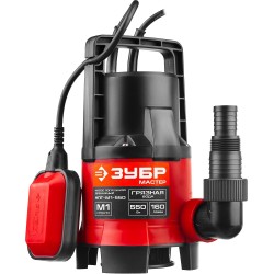Дренажный насос для грязной воды ЗУБР НПГ-М1-550, 550 Вт