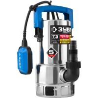 Дренажный насос для грязной воды ЗУБР Профессионал НПГ-Т3-1100-С, 1100 Вт, корпус