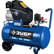 Масляный компрессор ЗУБР Профессионал КПМ-320-50, 320 л/мин, 50 л, 2200 Вт