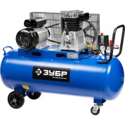 Ременной масляный компрессор ЗУБР Профессионал ЗКПМ-440-100-Р-2.2, 440 л/мин, 100 л, 2200 Вт