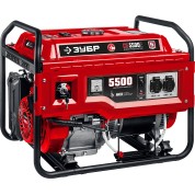 Бензиновый генератор с электростартером ЗУБР СБ-5500Е, 5500 Вт
