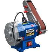 Заточной станок с шлифовальной лентой ЗУБР Профессионал ПТЛ-150, d 150, 50x686 мм лента, 300 Вт