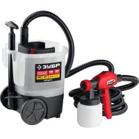 Воздушный краскопульт электрический ЗУБР КПЭ-750, 750 Вт