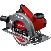 Циркулярная пила (дисковая) ЗУБР ПД-75, d 210 мм, 2000 Вт