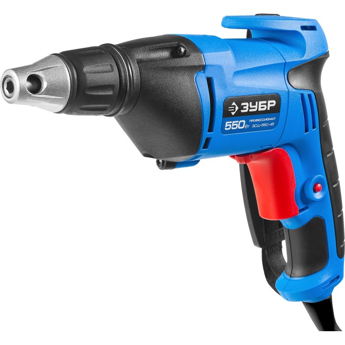 Сетевой шуруповерт ЗУБР ЗСШ-550-45, УНИВЕРСАЛ, 550 Вт, 10 Н·м