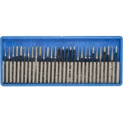 Набор алмазных мини-насадок для гравера ЗУБР Профессионал 33383-H30, 30 шт, хвостовик d 3 мм, Р 150 - 180