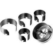 Наборная кольцевая пила по дереву ЗУБР 29595-H5-32, 5 шт, (60-73-80 х 42 мм)