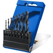 Набор спиральных сверл по дереву ЗУБР Профессионал 29421-H8, 8 шт: (3-4-5-6-7-8-9-10 мм), М-образная заточка