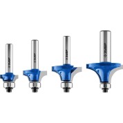 Набор профильных фрез по дереву ЗУБР Профессионал 28795-H4-2, 4 шт