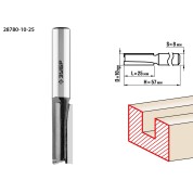 Фреза пазовая прямая ЗУБР Профессионал 28780-10-25, 10 x 25 мм, хвостовик 8 мм