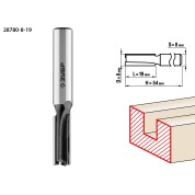 Фреза пазовая прямая ЗУБР Профессионал 28780-8-19, 8 x 19 мм, хвостовик 8 мм