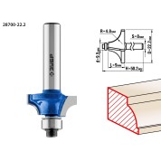 Фреза кромочная калевочная №1 ЗУБР Профессионал 28700-22.2, 22.2 x 9 мм, радиус 4.8 мм