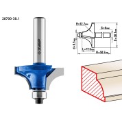 Фреза кромочная калевочная №1 ЗУБР Профессионал 28700-38.1, 38.1 x 17.5 мм, радиус 12.7 мм