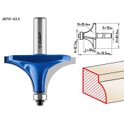 Фреза кромочная калевочная №1 ЗУБР Профессионал 28701-63.5, 63.5 x 32 мм, радиус 25 мм