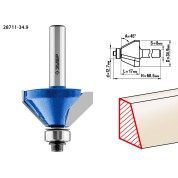 Фреза кромочная калевочная (фасочная) №9 ЗУБР Профессионал 28711-34.9, 34.9 x 16 мм