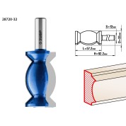 Фреза кромочная фигурная №9 ЗУБР Профессионал 28720-32, 32 x 57 мм, хвостовик 12 мм