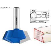 Фреза кромочная конусная ЗУБР Профессионал 28725-38.1-45, 38.1 x 22 мм