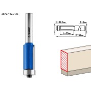 Фреза кромочная с нижним подшипником ЗУБР Профессионал 28727-12.7-25, 12.7 x 25 мм, хвостовик 8 мм