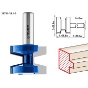 Фреза пазо-шиповая наборная ЗУБР Профессионал 28731-38.1-2, 38.1 x 28.6 мм, хвостовик 12 мм