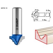Фреза пазовая фасонная №6 ЗУБР Профессионал 28745-19, 19 x 11 мм, радиус 4 мм