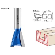 Фреза пазовая фасонная &Prime;Ласточкин Хвост&Prime; ЗУБР Профессионал 28748-25.4, 25.4 x 26 мм, угол 14&deg;