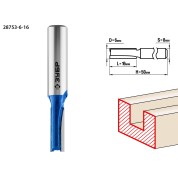 Фреза пазовая прямая ЗУБР Профессионал 28753-6-16, 6 x 16 мм, хвостовик 8 мм