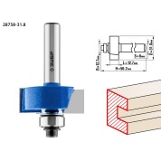 Фреза фальцевая ЗУБР Профессионал 28758-31.8, 31.8 x 12.7 мм, хвостовик 8 мм