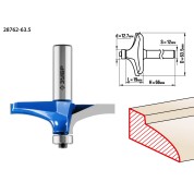 Фреза фигирейная №3 ЗУБР Профессионал 28762-63.5, 63.5 x 19 мм, радиус 0 мм