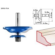 Фреза фигирейная двухсторонняя ЗУБР Профессионал 28763-79.4, 79.4 x 25.4 мм, хвостовик 12 мм