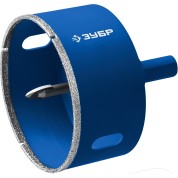 Алмазная коронка ЗУБР Профессионал 29850-68, АГК, d 68 мм, (центр. сверло, трехгр. хвост, Р60)