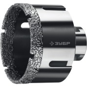 Вакуумная алмазная коронка ЗУБР Профессионал 29865-68, АВК, d 68 мм, (М14, 15 мм кромка)