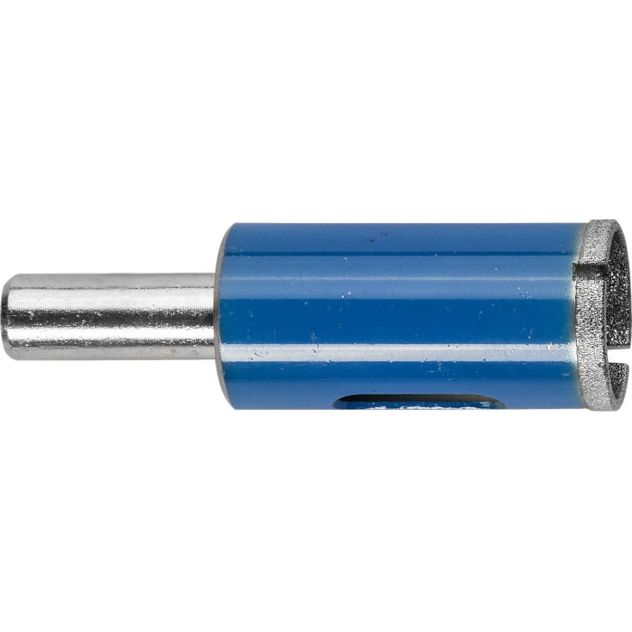 Алмазное трубчатое сверло для дрели ЗУБР Профессионал 29860-18, d 18 мм, Р100, цилиндрический хвостовик