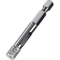 Вакуумное алмазное трубчатое сверло ЗУБР Профессионал 29865-08, АВК, d 8 мм, (HEX 1/4&Prime;, 15 мм кромка)