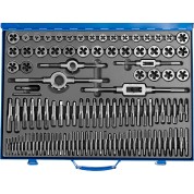 Набор метчиков и плашек ЗУБР Профессионал 28110-H110, 110 предметов, сталь Р6М5