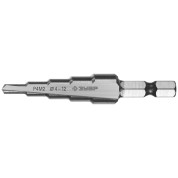 Ступенчатое сверло ЗУБР 29665-4-12-5, 4-12 мм, 5 ступеней, сталь Р4М2