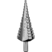 Ступенчатое сверло ЗУБР Профессионал 29670-4-39-14, 4-39 мм, 14 ступеней, сталь Р6М5