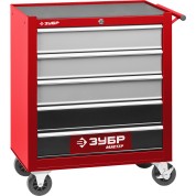 Инструментальная тележка с 5 ящиками ЗУБР 38905-5, 688 х 458 х 812 мм