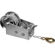 Ручная барабанная тяговая тросовая лебедка ЗУБР Профессионал 43113-0.9, 0.9 т, 8 м