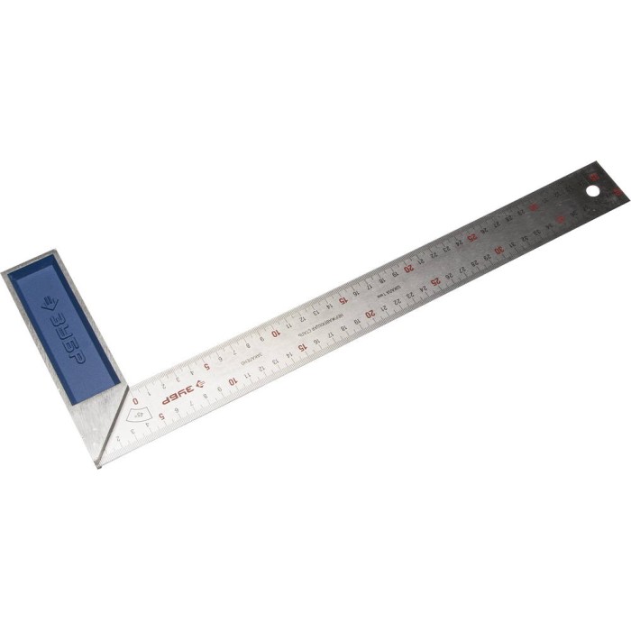 Усиленный столярный угольник ЗУБР Профессионал 34393-40, 400 мм