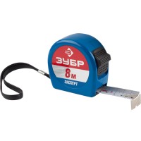 Ударопрочная рулетка ЗУБР Профессионал 34058-08-25, Alu+, 8 м х 25 мм