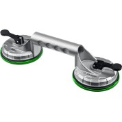 Стеклодомкрат на присоске ЗУБР Профессионал 33723-2, 80 кг, алюминиевый, двойной