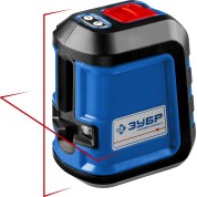 Лазерный нивелир ЗУБР Профессионал 34902, Крест 15, 15 м