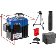 Лазерный нивелир ЗУБР Профессионал 34907-2, КРЕСТ 2D, №2, 20 - 70 м