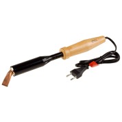 Электропаяльник для лужения с деревянной рукояткой ЗУБР 55405-150, 150 Вт, клин