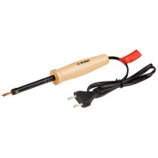 Электропаяльник с деревянной рукояткой ЗУБР 55405-25, 25 Вт, клин