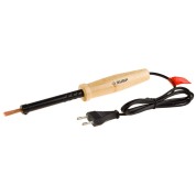 Электропаяльник с деревянной рукояткой ЗУБР 55405-60, 60 Вт, клин