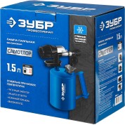 Паяльная лампа ЗУБР Профессионал 40650-1.5, САМОТЛОР СМ-15, 1.5 л, чугунный эжектор